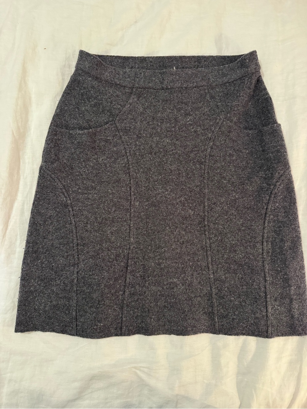 sparrow bought at Anthropologie Charcoal Knit Pencil Skirt